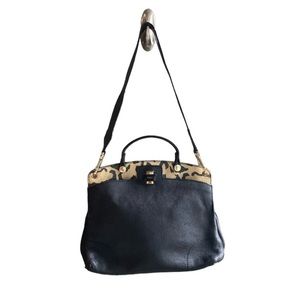 Furla Piper Animal Print Satchel